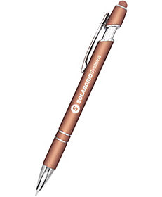Custom Rose Gold Pens & Products: Ultima Softex Luster Stylus Gel Pen